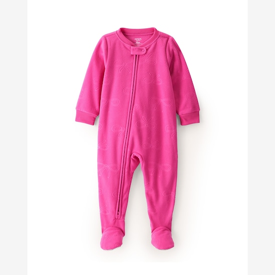 Kit macacão pijama bebê 2 peças em fleece - multicor | Carter's
