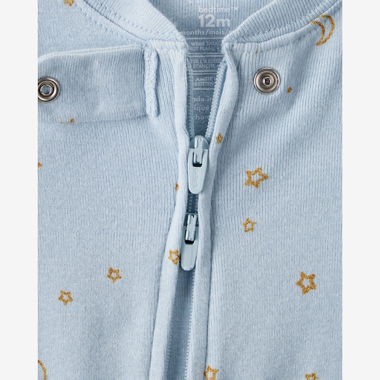 Kit macacão pijama bebê 2 peças estampado - multicor | Carter's