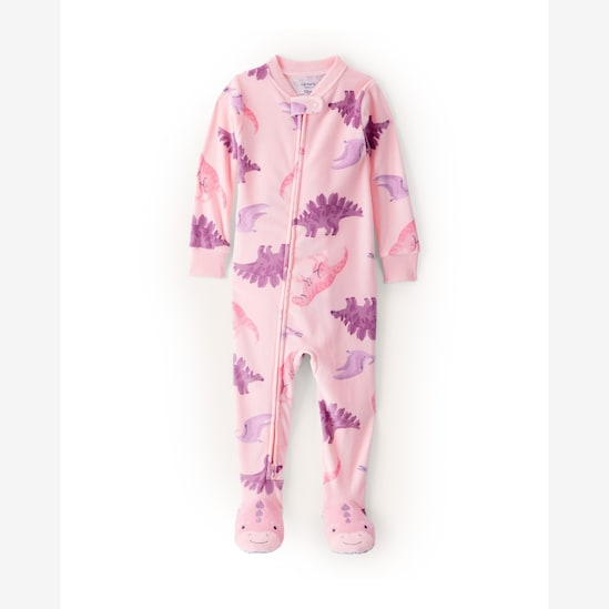 Kit macacão pijama bebê 2 peças estampado - multicor | Carter's