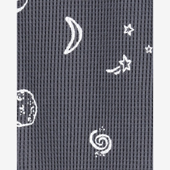 Kit macacão pijama bebê 2 peças texturizado - multicor | Carter's