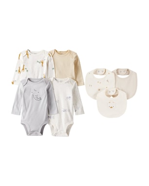 Enxoval bebê 7 peças estampado - multicor | Carter's