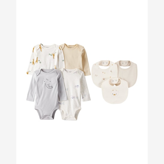 Enxoval bebê 7 peças estampado - multicor | Carter's