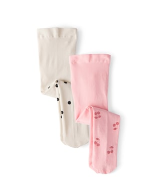 Kit meia-calça bebê 2 peças estampadas - multicor | Carter's
