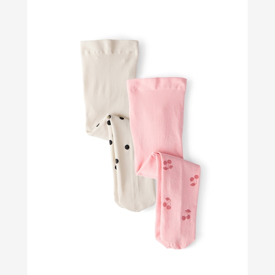 Kit meia-calça bebê 2 peças estampadas - multicor | Carter's