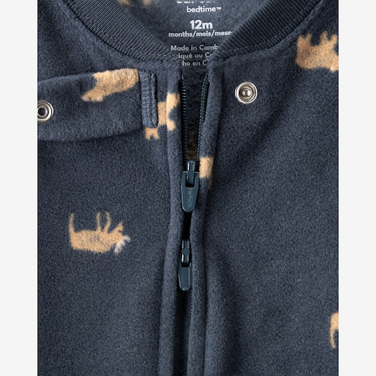 Kit macacão pijama bebê 2 peças estampado - multicor | Carter's