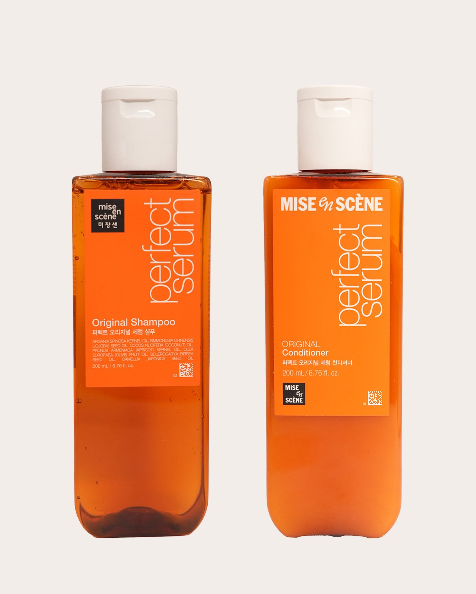 Kit shampoo + condicionador Perfect Sérum 200ml cada | Mise en Scène