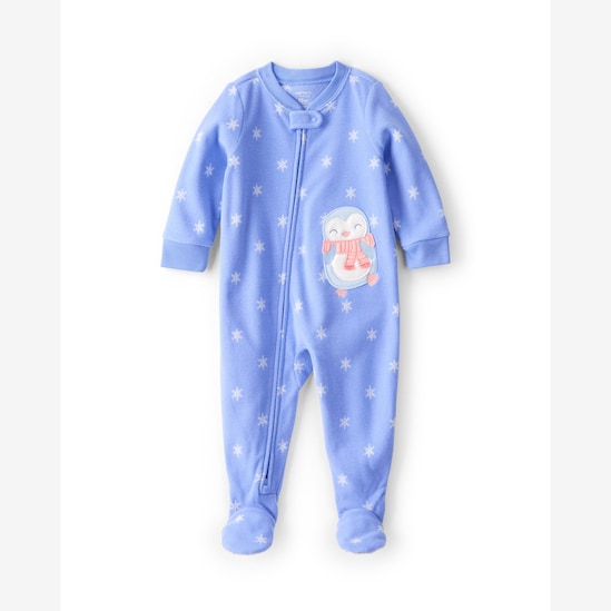 Kit macacão pijama bebê 2 peças em fleece - multicor | Carter's