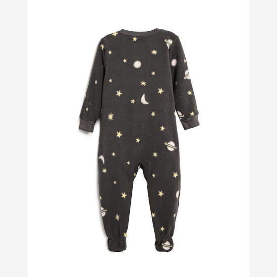 Kit macacão pijama bebê 2 peças em fleece e plush - multicor | Carter's