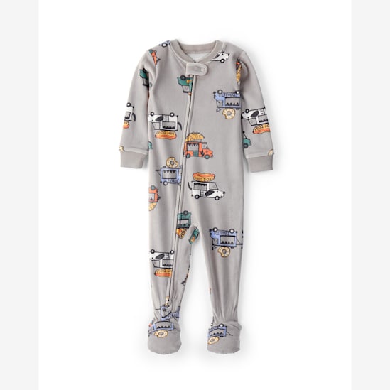 Kit macacão pijama bebê 2 peças em fleece e plush - multicor | Carter's