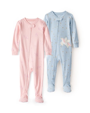 Kit macacão pijama bebê 2 peças unicórnios - multicor | Carter's