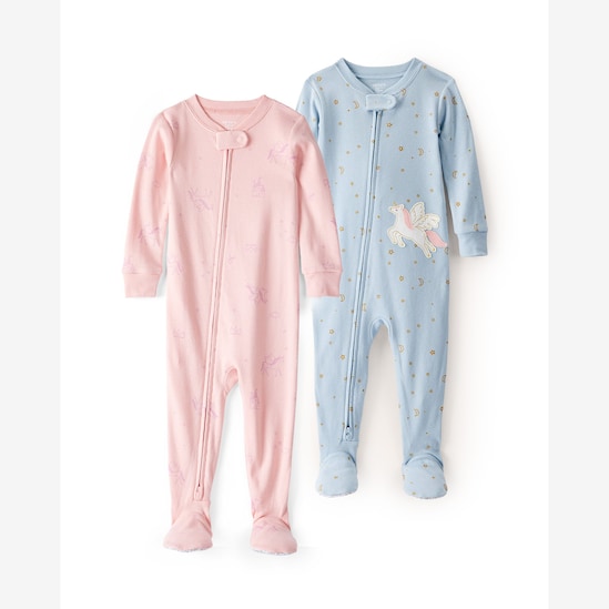 Kit macacão pijama bebê 2 peças unicórnios - multicor | Carter's