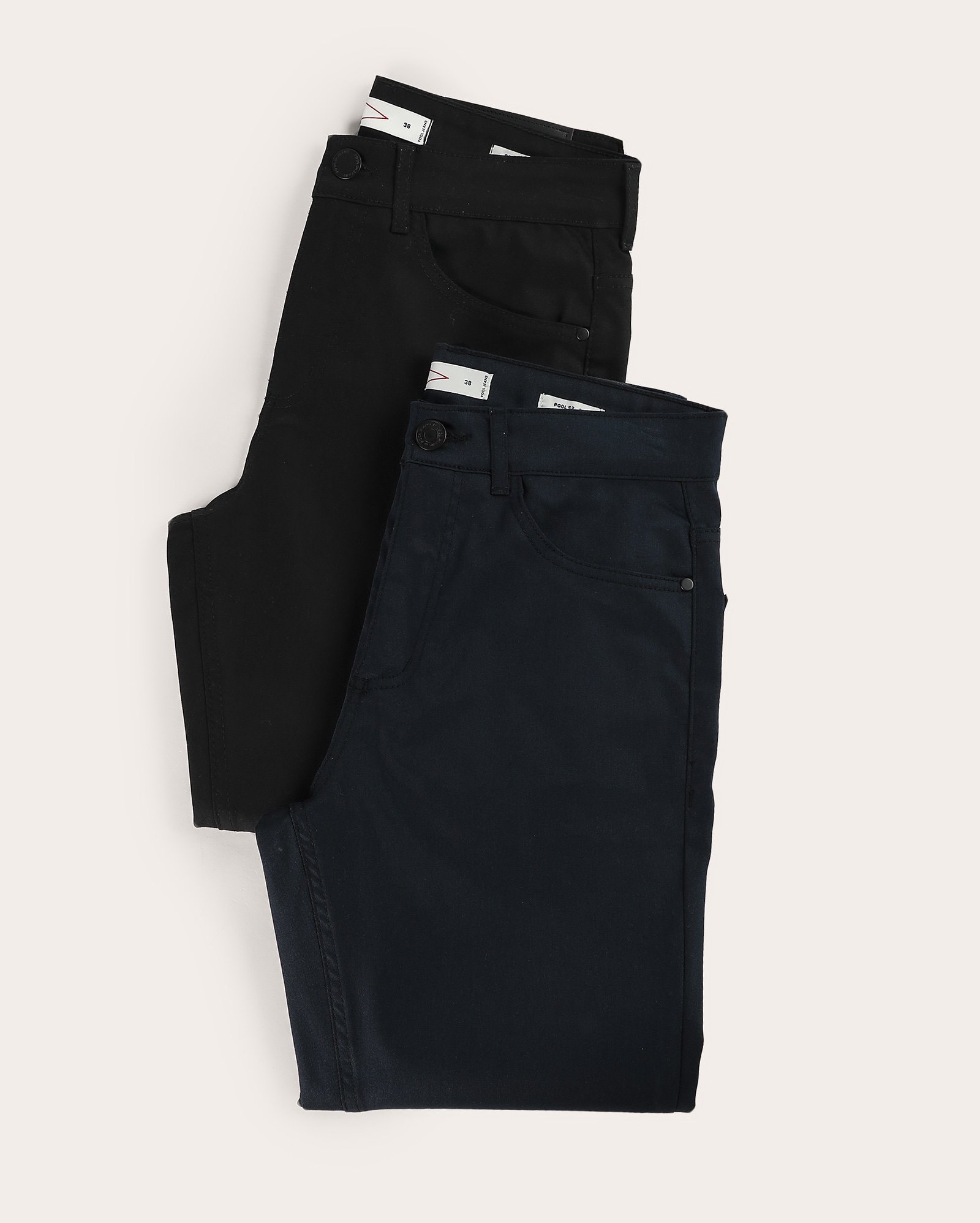 Kit calça sarja masculina 2 peças slim - multicor | Pool Jeans