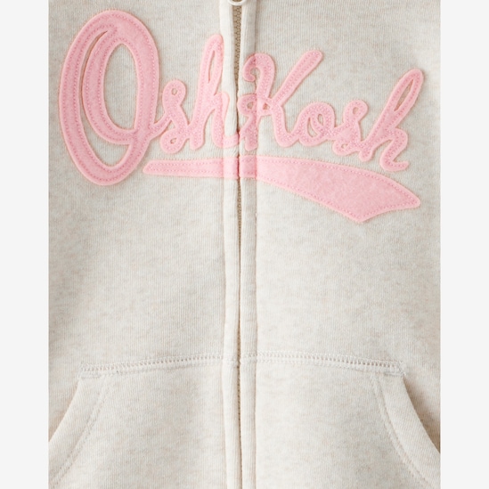 Kit blusa de moletom infantil 2 peças com capuz - multicor | OshKosh