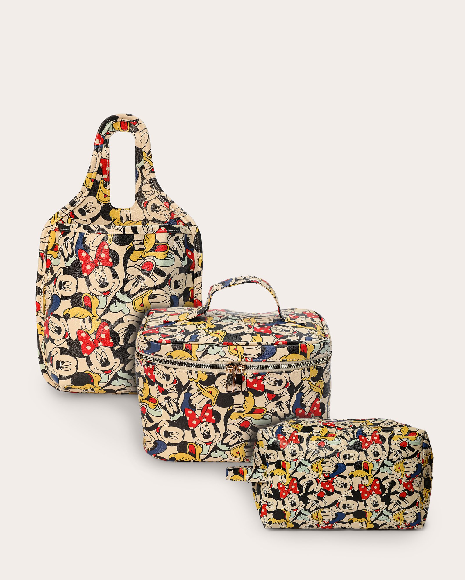 Kit necessaire G + frasqueira G + lixo de carro Mickey - multicor | Disney