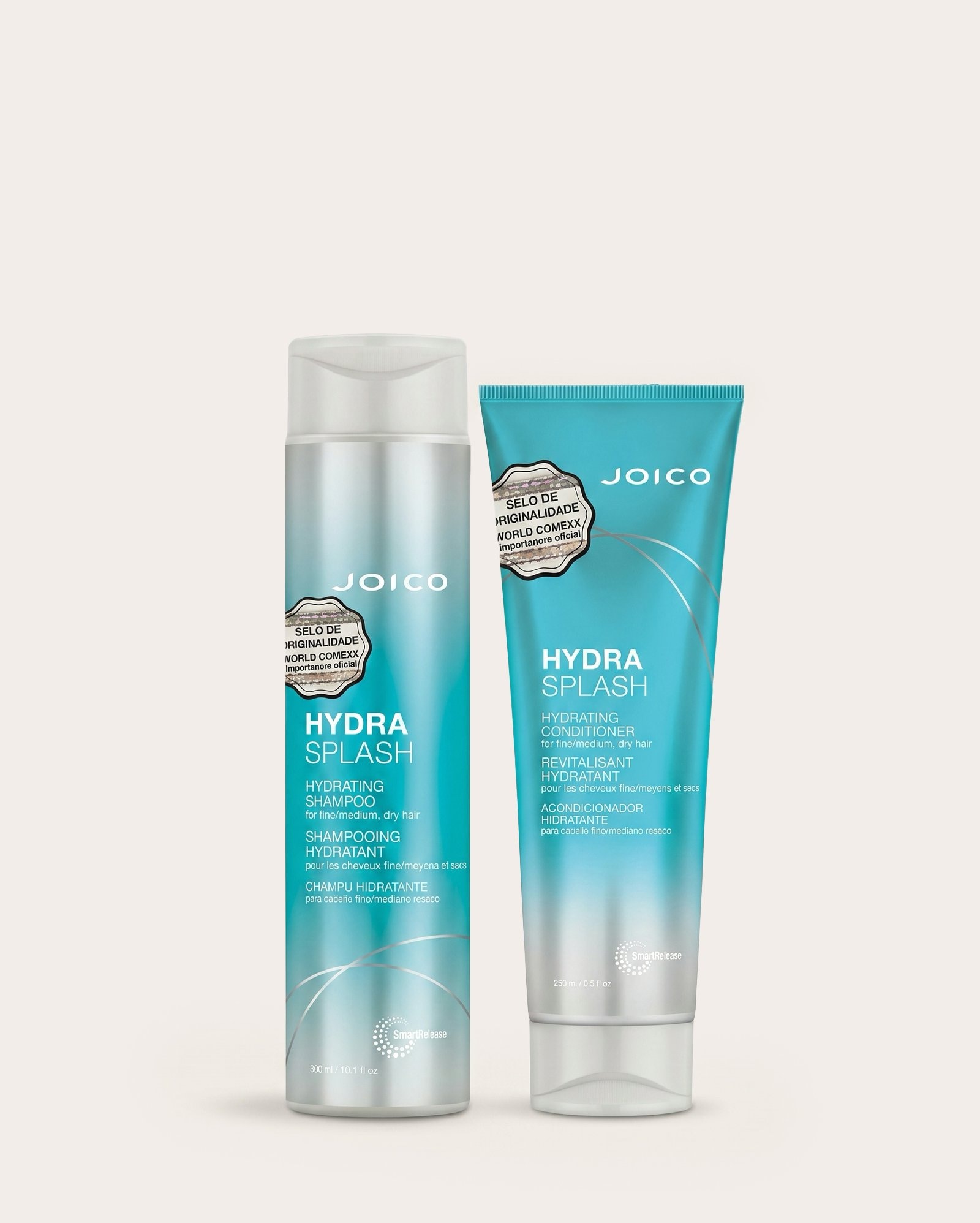 Kit shampoo 300ml + condicionador Hydra Splash 250ml | Joico