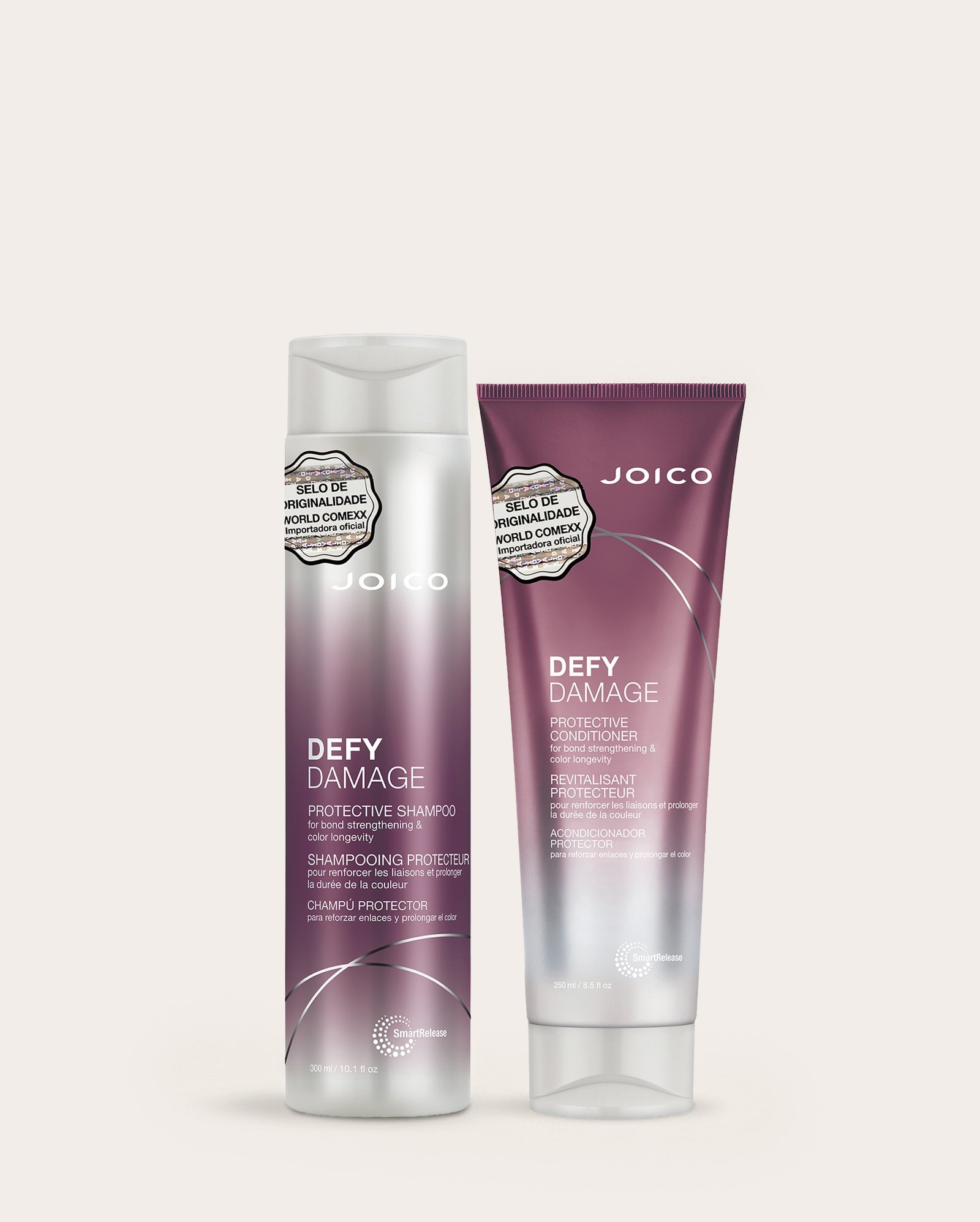 Kit shampoo 300ml + condicionador Defy Damage 250ml | Joico