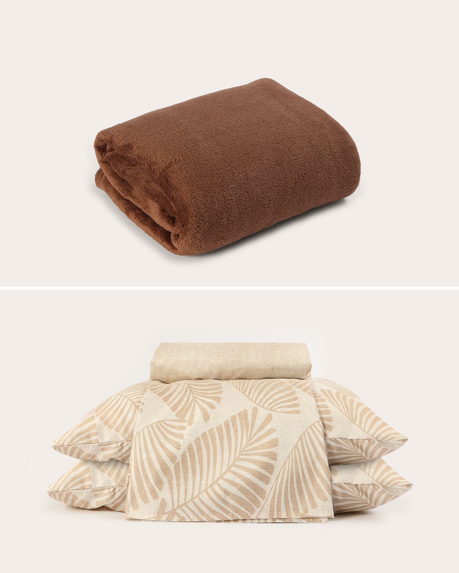 Kit jogo de cama casal 4 peças microfibra Larissa + manta casal em fleece - multicor | Casa Riachuelo