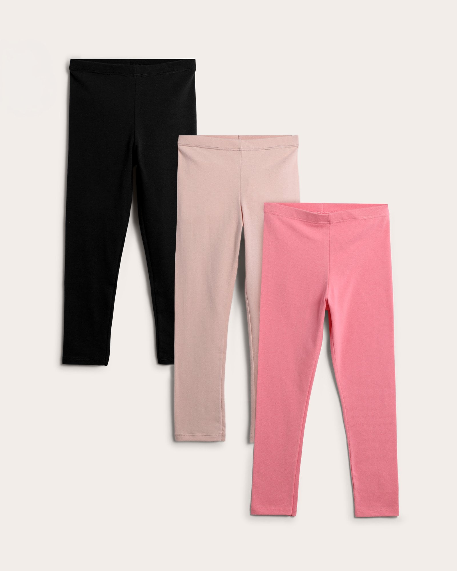 Kit legging infantil 3 peças básica 1-6A - multicor