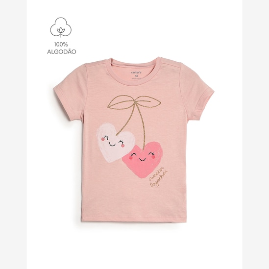 Conjunto longo infantil 2 peças corações - multicor | Carter's
