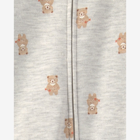 Kit macacão bebê 2 peças com pezinho estampado - Multicor | Carter's