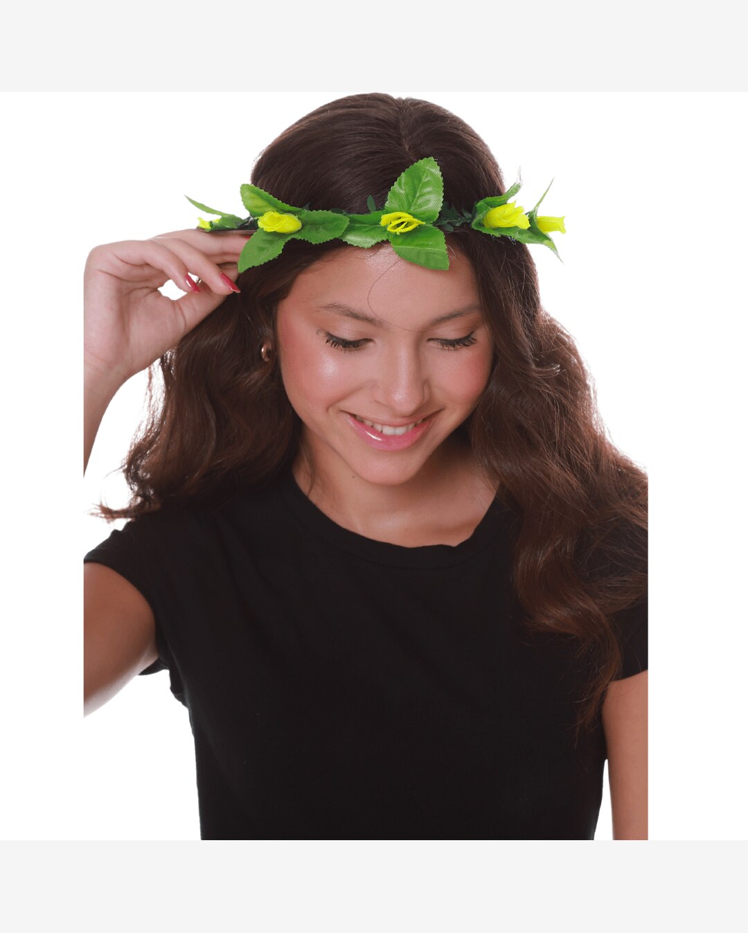 Tiara Flores Amarela