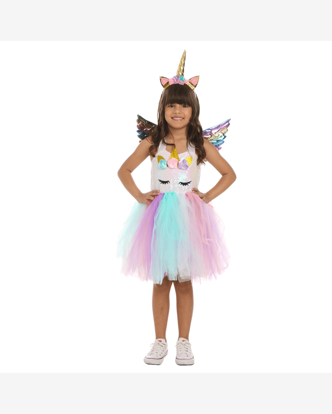 Fantasia Infantil Unicornio Roupa Infantil Vestido Infantil