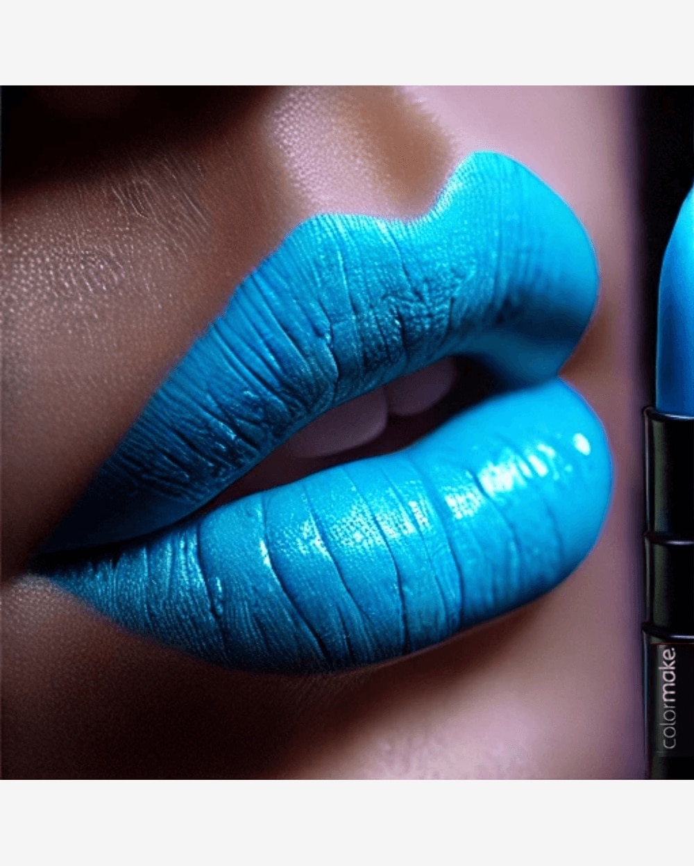 Batom Fluorescente Azul e Verde - Color Make Maquiagem