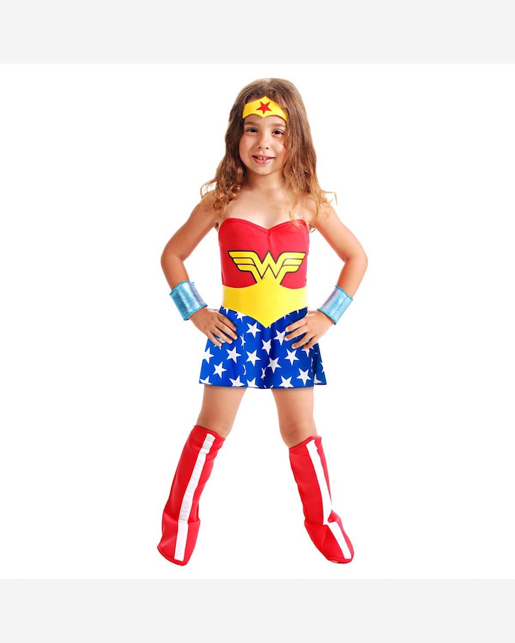 Riachuelo Fantasia Mulher Maravilha Infantil Liga da Justiça