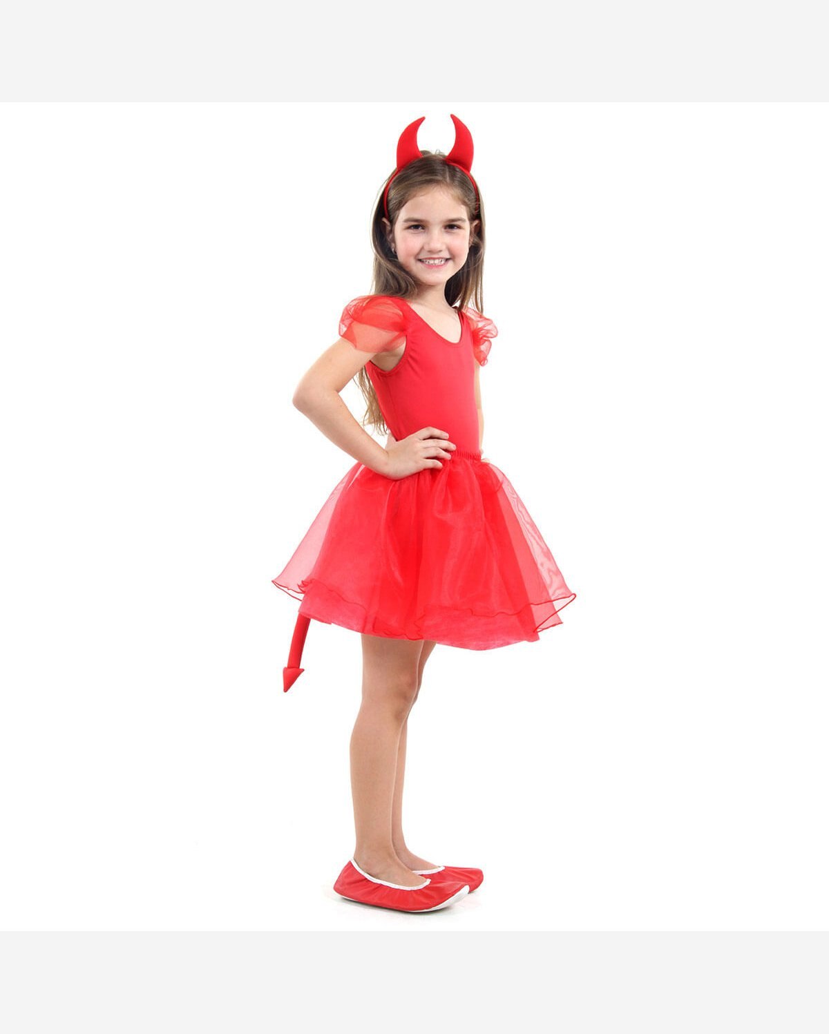 Riachuelo Fantasia Diabinha Infantil Dress Up Halloween