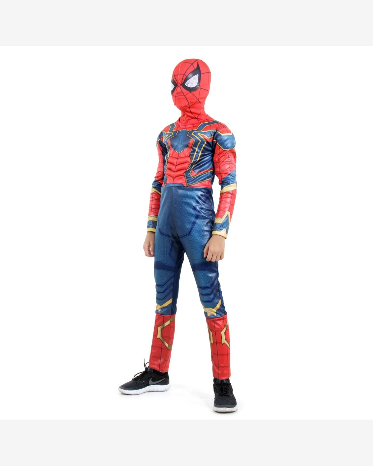 Fantasia Marvel Homem Aranha de Ferro Com Capuz Riachuelo