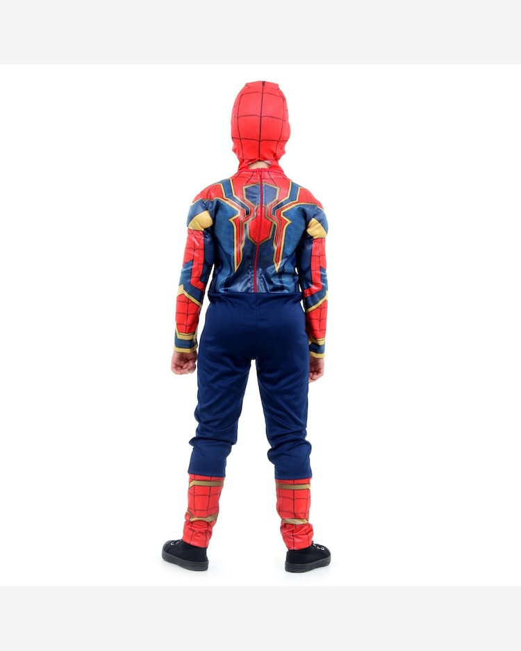 Fantasia Marvel Homem Aranha de Ferro Com Capuz Riachuelo