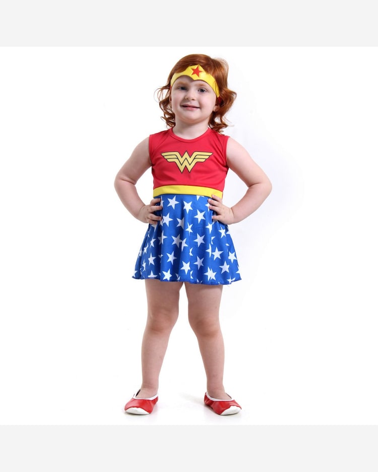 Fantasia Mulher Maravilha Bebê Liga da Justiça Original Riachuelo