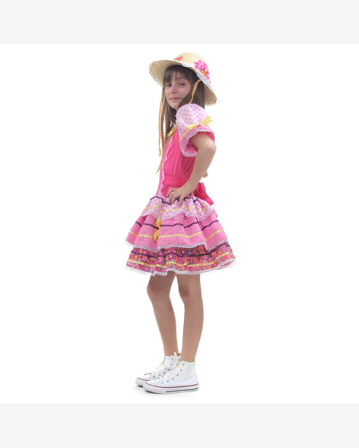 Festa Junina Roupas De Luxo Infantil Vestido Luxo Temático