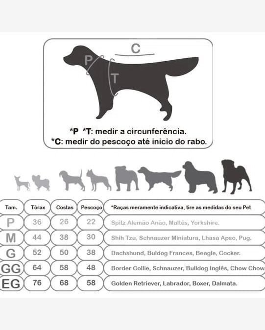Fantasia Tricollor p/ Cachorro