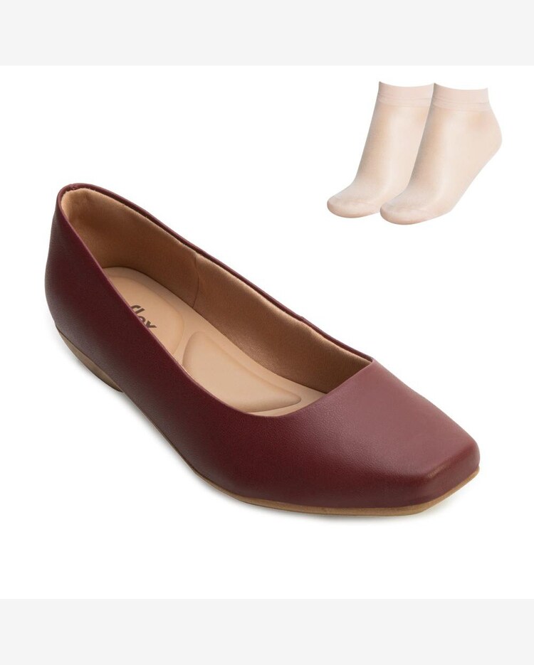 Riachuelo Sapato Usaflex e Meia US24-AI14060