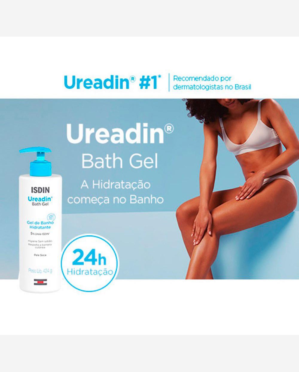 Riachuelo Isdin Ureadin Bath Gel de Banho Hidratante 424g
