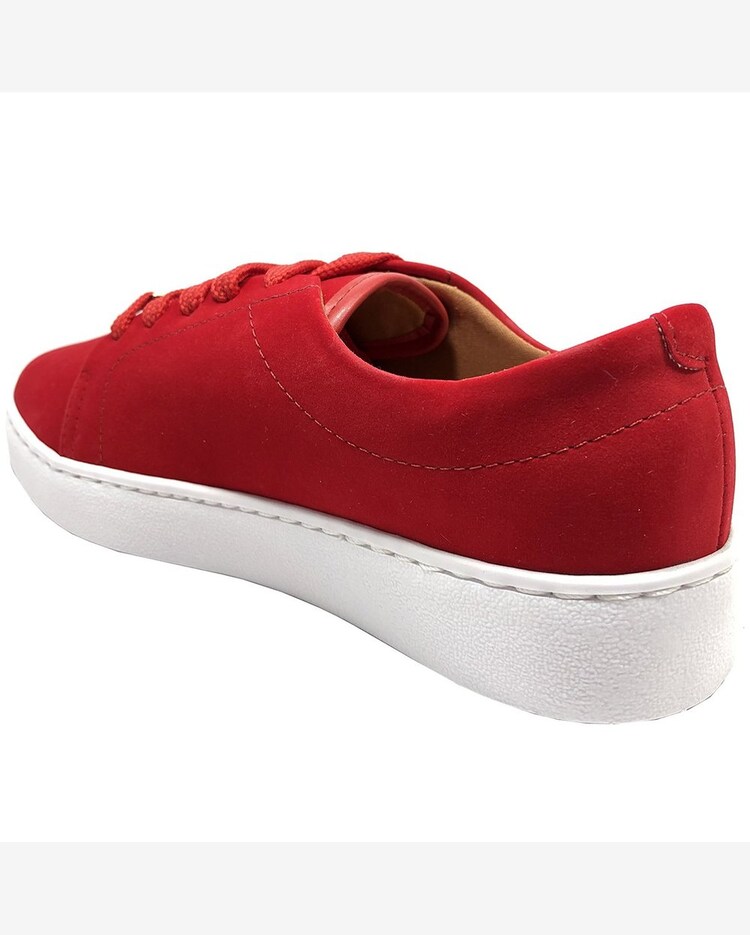 Riachuelo Tênis Vizzano Camurça Casual Cadarço Vermelho