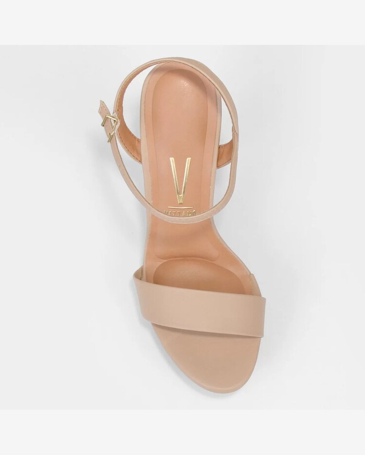 Riachuelo Sandália Meia Pata Vizzano Salto Grosso Alto Feminina