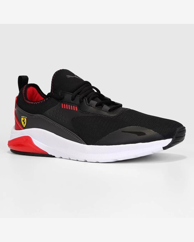 Tênis Puma Ferrari Electron Pro Preto e Branco