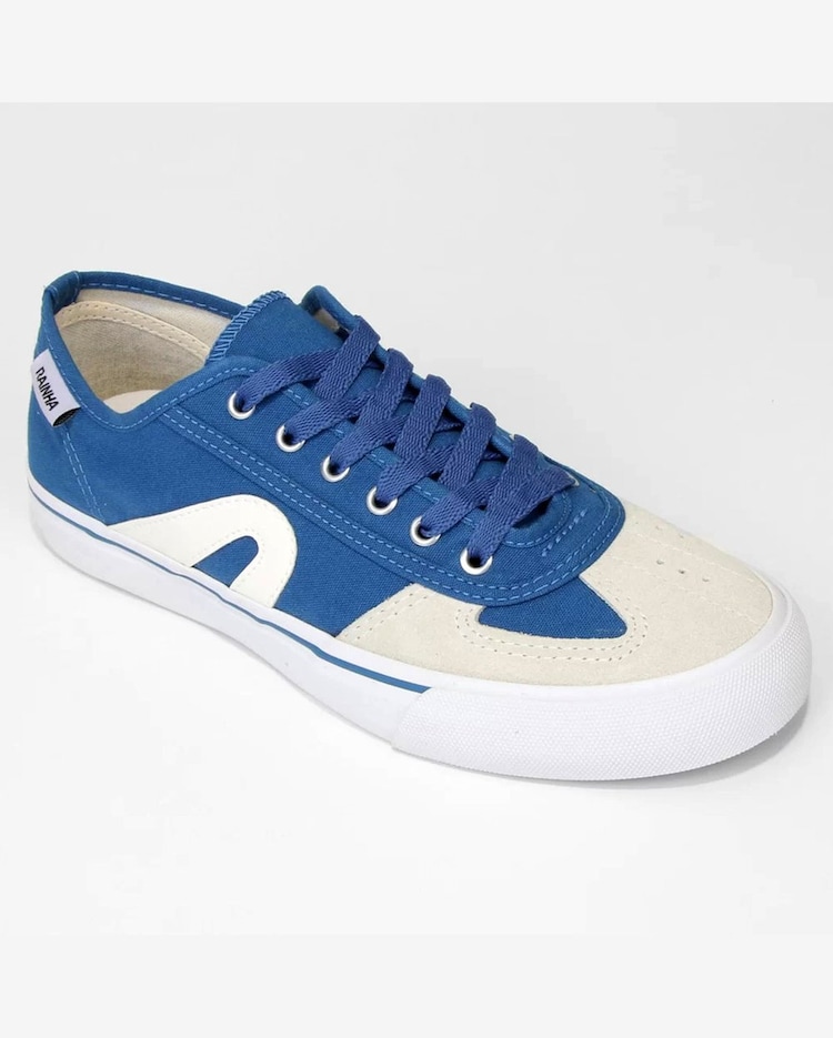 Tênis Rainha VL 2500 Infantil Azul e Branco Riachuelo