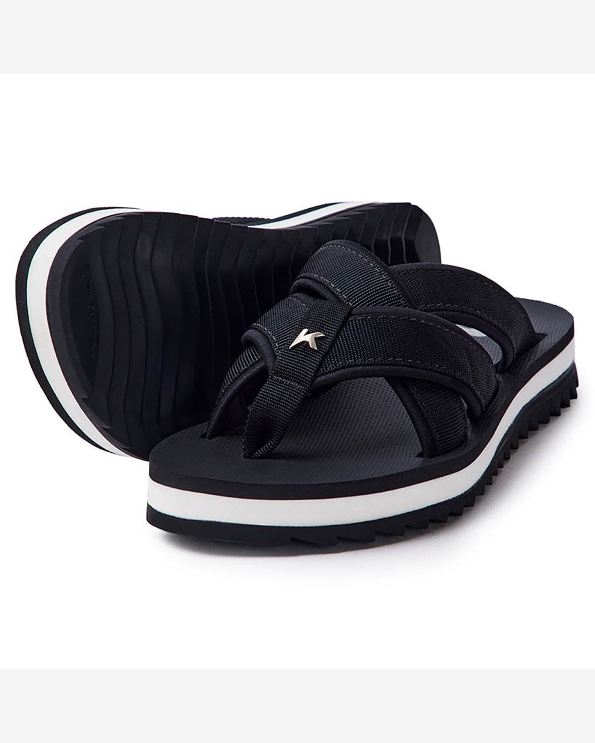 Chinelo Kenner Kyra Spider Pro Feminino Preto Preto Riachuelo