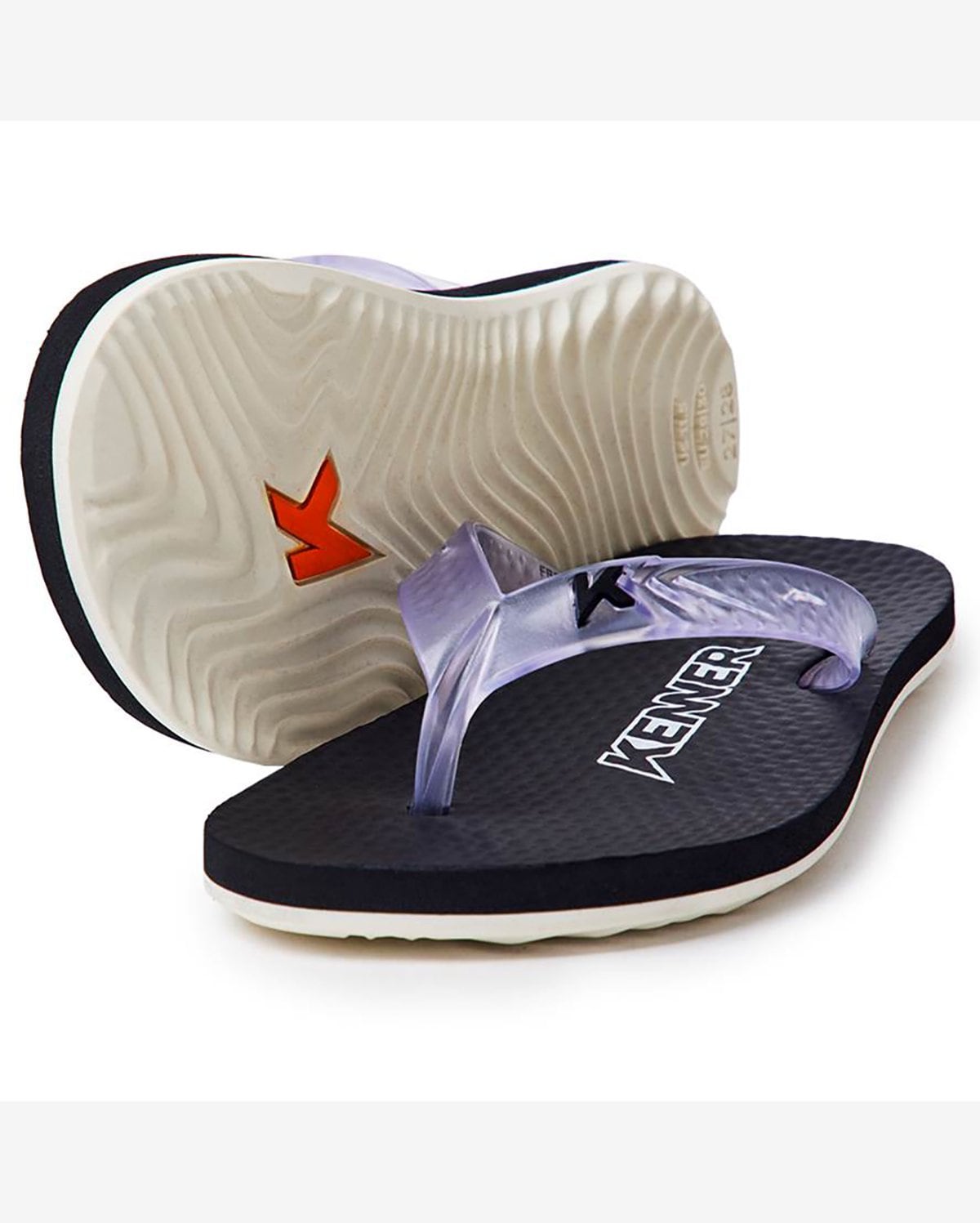 Riachuelo Chinelo Infantil Kenner New Summer Kids Preto e Branco