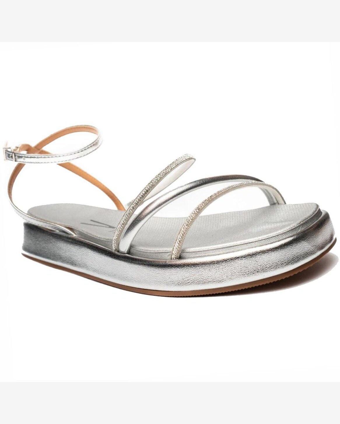 Rasteirinha Vizzano Rasteirinha Prata Metalizada Riachuelo