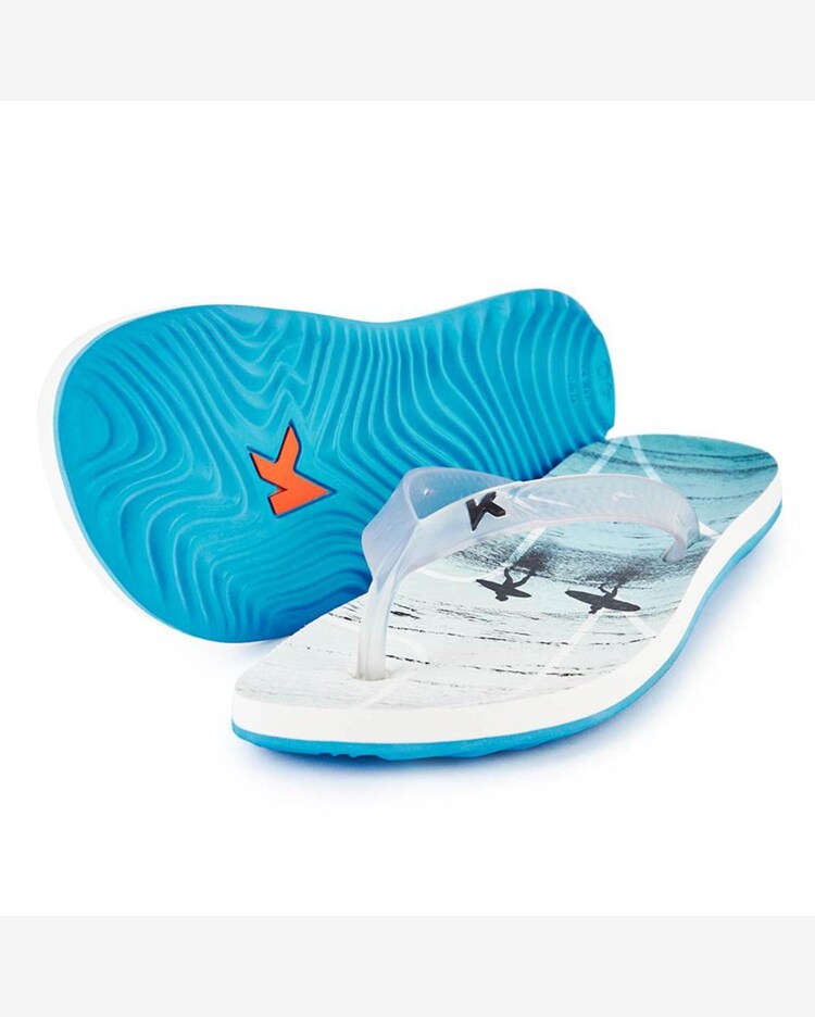 Chinelo Kenner Summer Morer Masculino Azul e Branco Azul+branco  Riachuelo