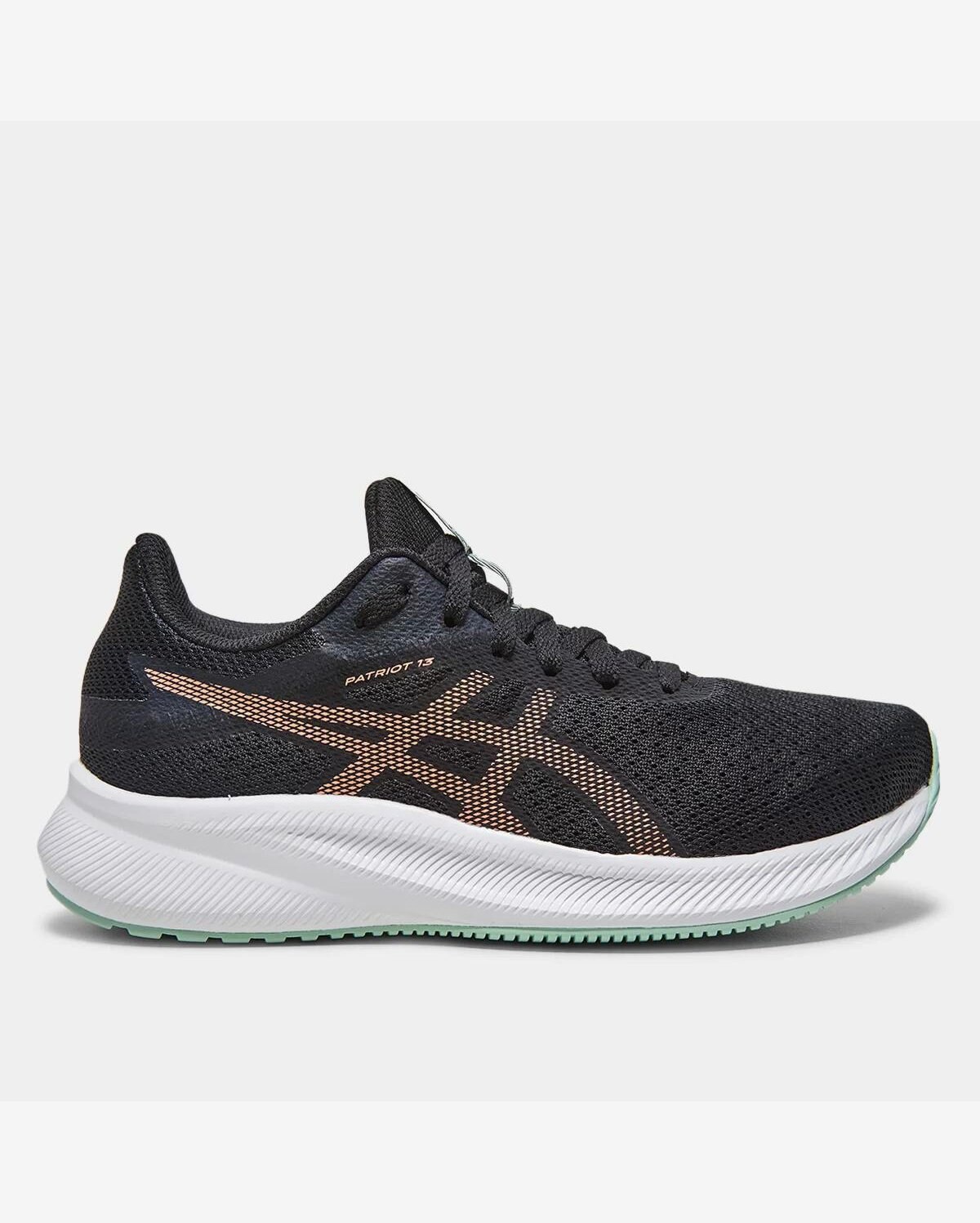 Riachuelo Tênis Asics Patriot 13 Feminino Preto e Laranja