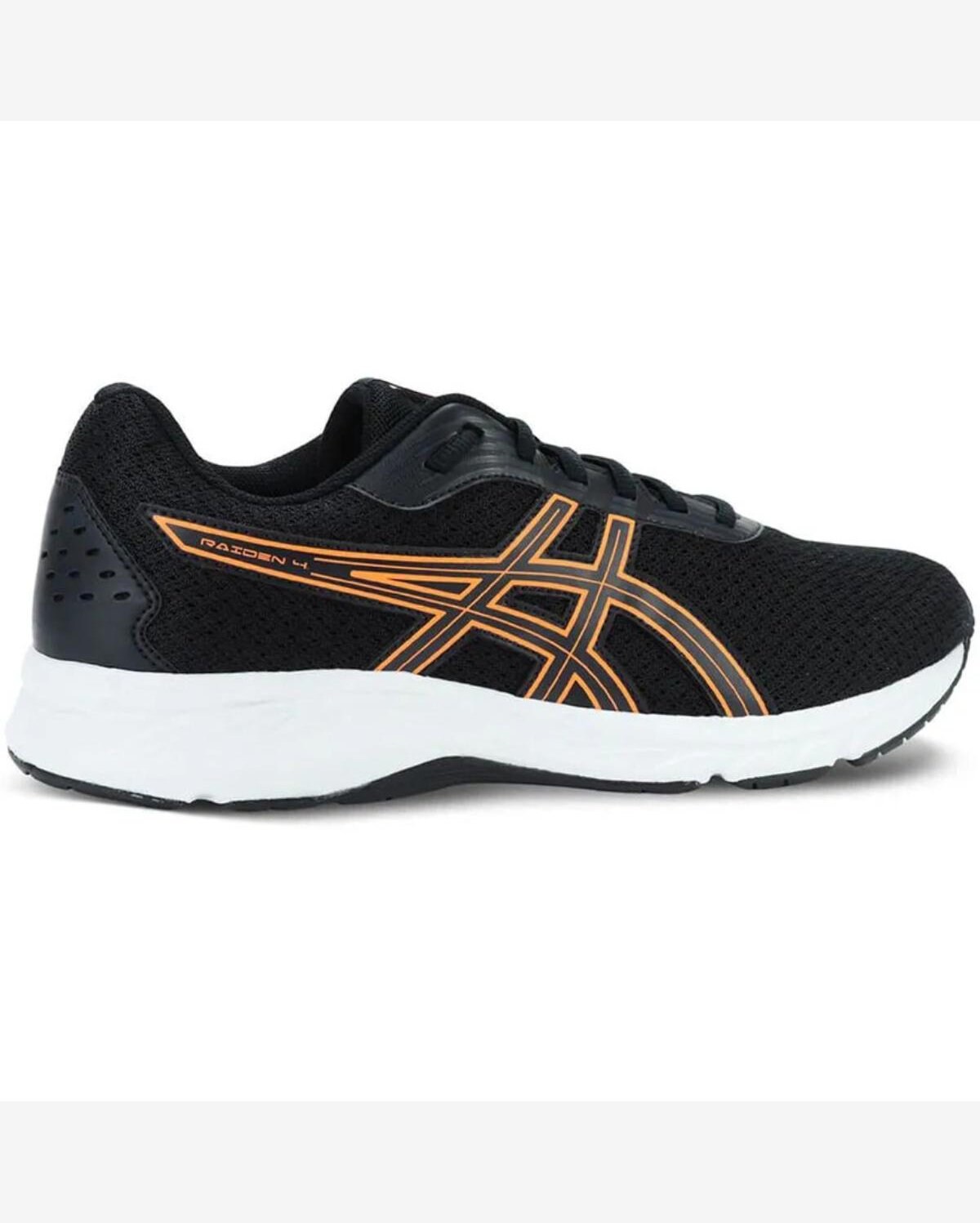 Tênis Asics Raiden Masculino Preto e Laranja Riachuelo