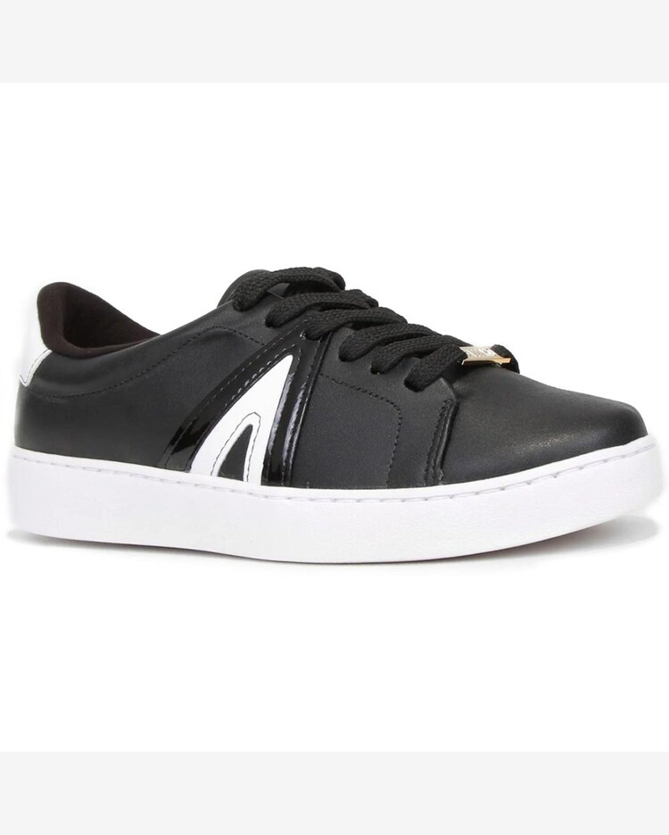 Tênis Vizzano Casual Cano Baixo Feminino Preto e Branco Riachuelo