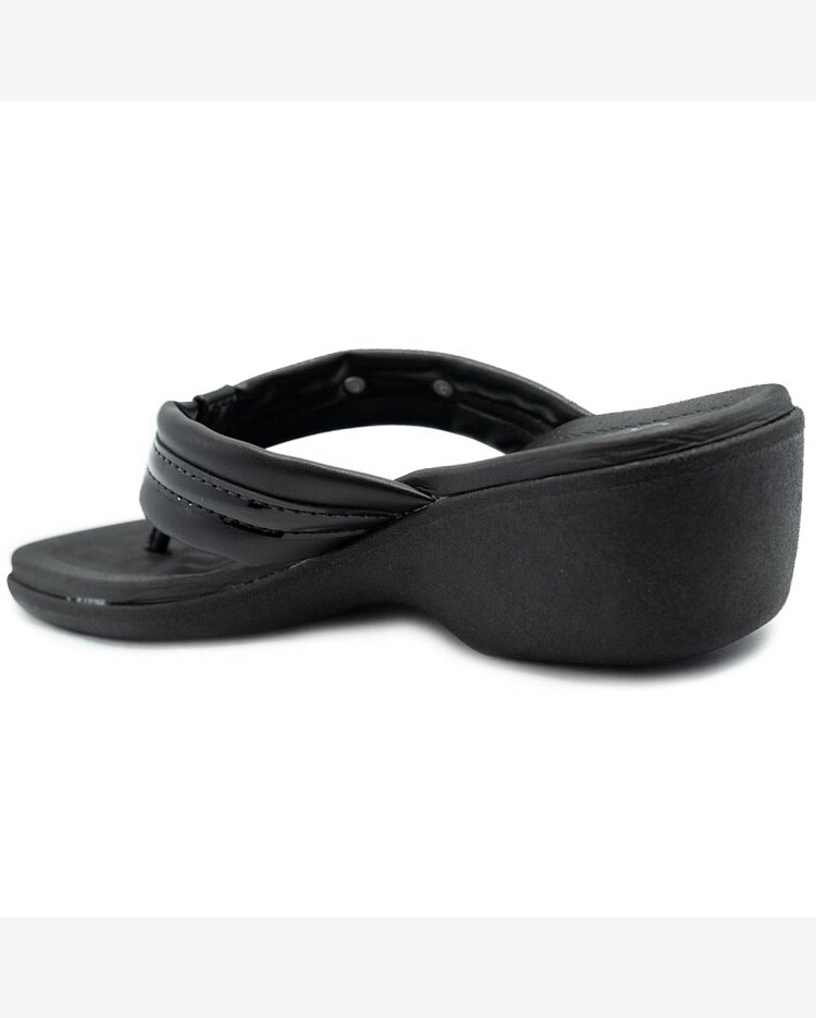 Riachuelo Tamanco Anabela Beira Rio Detalhe Feminino Preto
