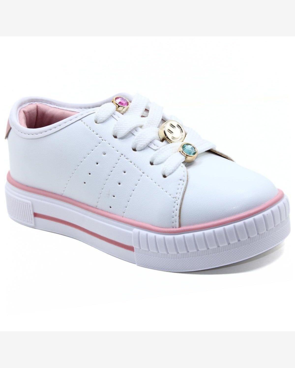 Tênis Infantil Molekinha Casual Microperfuros Menina Riachuelo