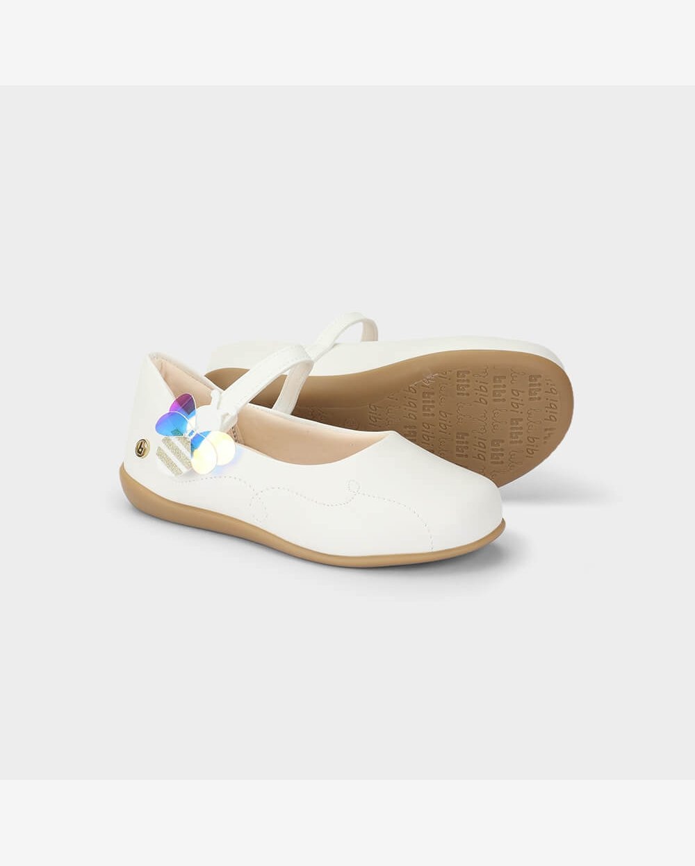 Sapatilha Infantil Bibi Candy Mini Branca de Abelha